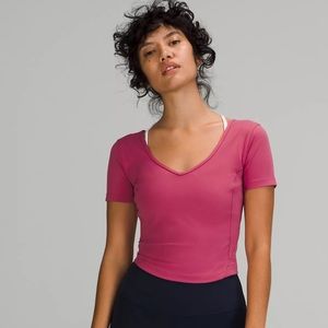💗🍋 Lululemon 🍋💗 NWT Align T-shirt Pink Size 2